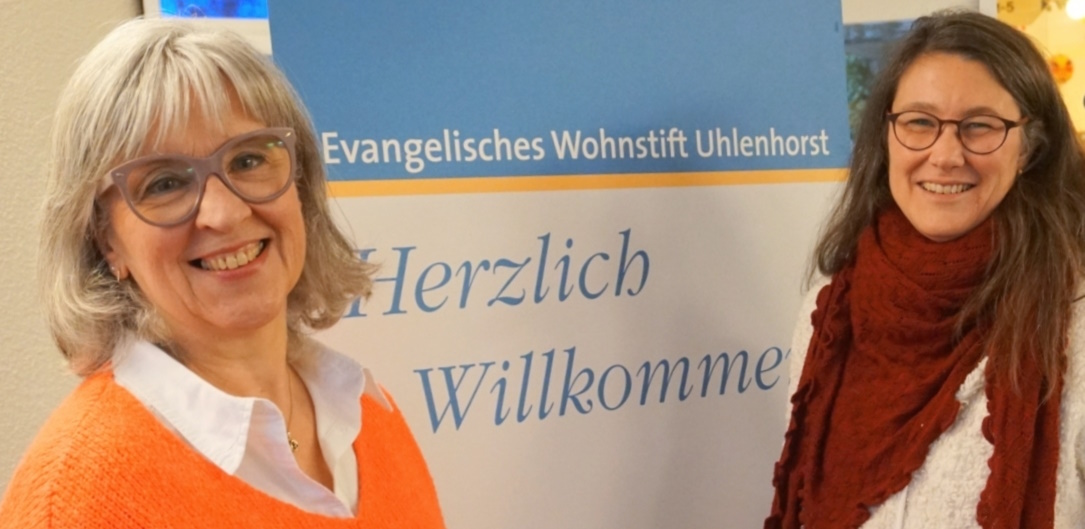 Heidi Heun aus Mülheim an der Ruhr (links) und PEAG Transfer-Beraterin Melanie Rudolph